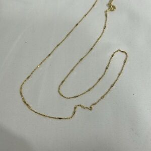 Danecraft 24KG over 925‎ sterling Silver necklace NWT Made Italy